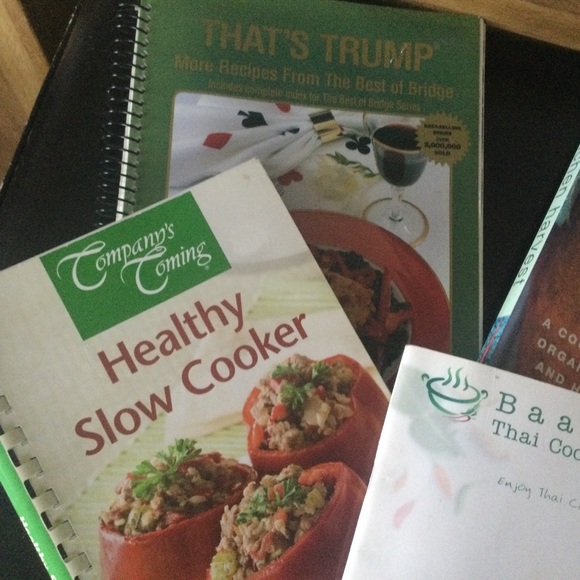 Lot Of Cookbooks Thai Beans Slow Cooker Garden Books Bundle - Picture 2 of 5